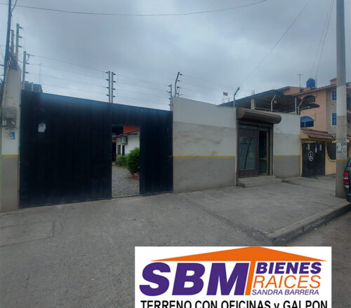 En Machala Sector Lilian Maria Se Vende Excelente Propiedad con Oficinas y Galpón a Media Cuadra de la Av. Colon Tinoco